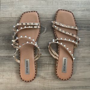 Steve Madden Stud Sandals - Skyler Flats